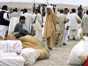 تعطیل شدن بازارچه مرزی گمشاد افغانستان