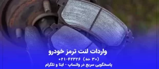 واردات و ترخیص لنت ترمز